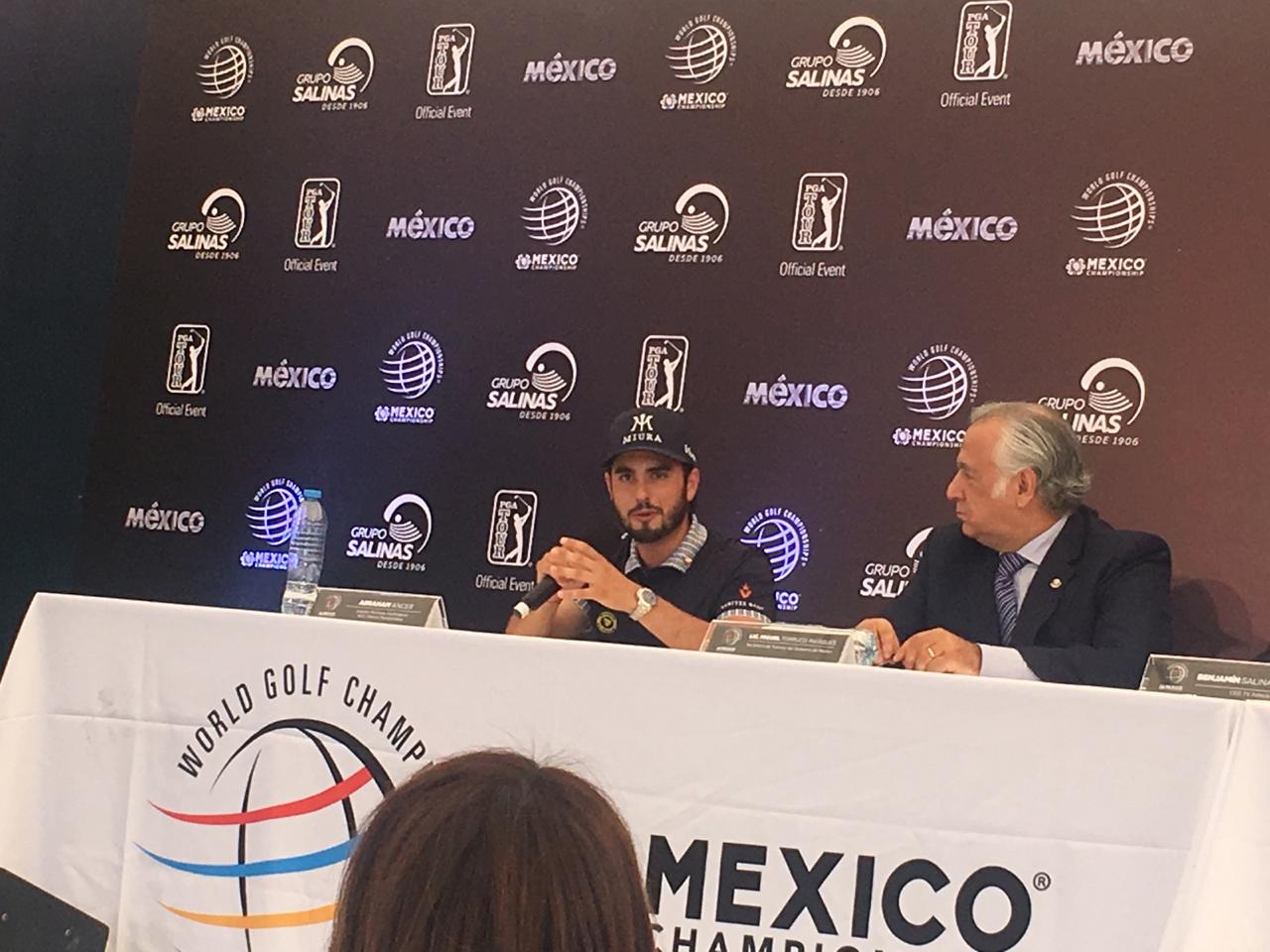 Abraham Ancer está ansioso por empezar el WGC México 2019 (Érika Montoya)