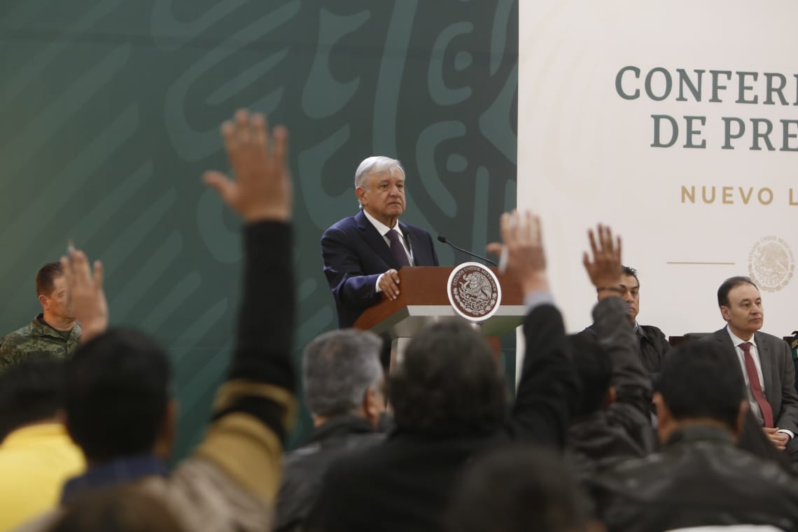 AMLO dijo que la Guardia Nacional equivale a los Cascos Azules de la ONU/Ariana Pérez.