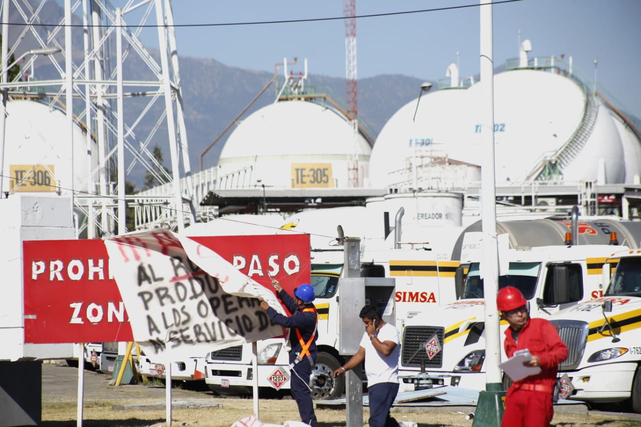 Los choferes de pipas les solicitaron a las autoridades investigar a profundidad al personal de la TAD ubicadas en el Parque Industrial Puebla 2000 (A
