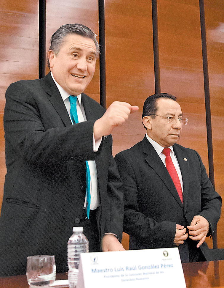 El presidente de la CNDH llama a colaborar. (Cuartoscuro)