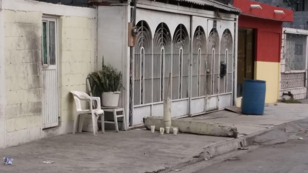 Los hechos ocurrieron en el cruce de las calles Gardenia y Cedros,en la colonia 4 de Octubre, en San Nicolás. Foto: Agustín Martínez