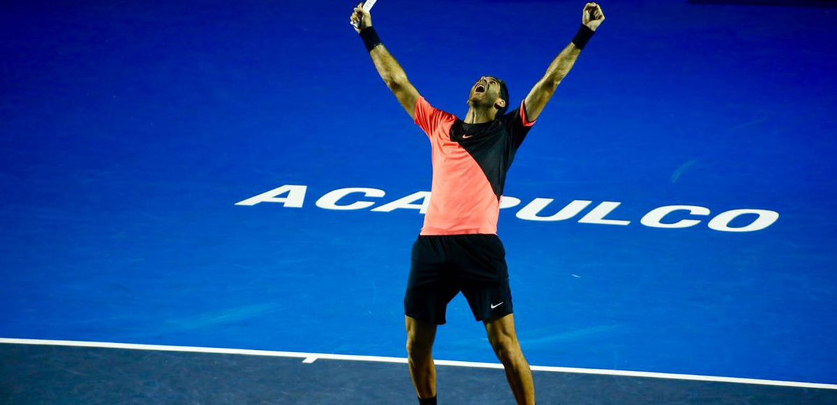 Juan Martín del Potro defenderá su título en el Abierto Mexicano (Twitter @AbiertoTelcel)