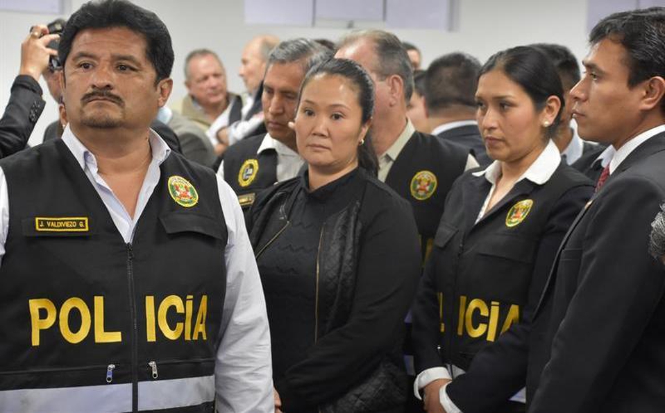 La líder del partido Fuerza Popular, cumple una condena carcelaria de 36 meses. (Archivo)