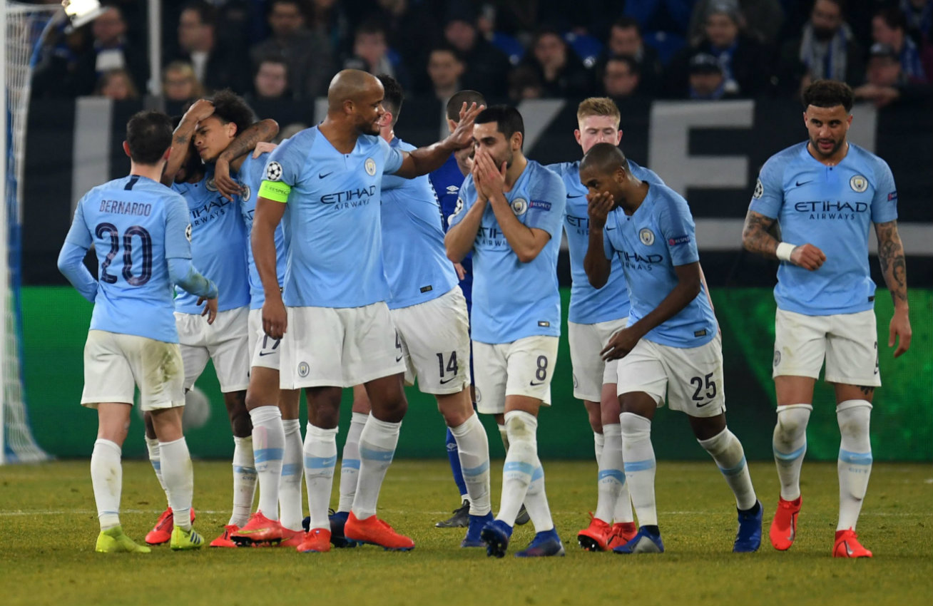 El Manchester City vino de atrás para derrotar 2-3 al Schalke 04 8AFP)