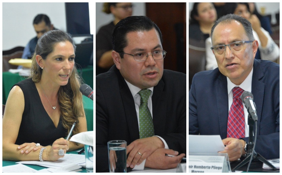 Mariana Boy, César Murillo, Vladimir Humberto Pliego Moreno. (Especial)