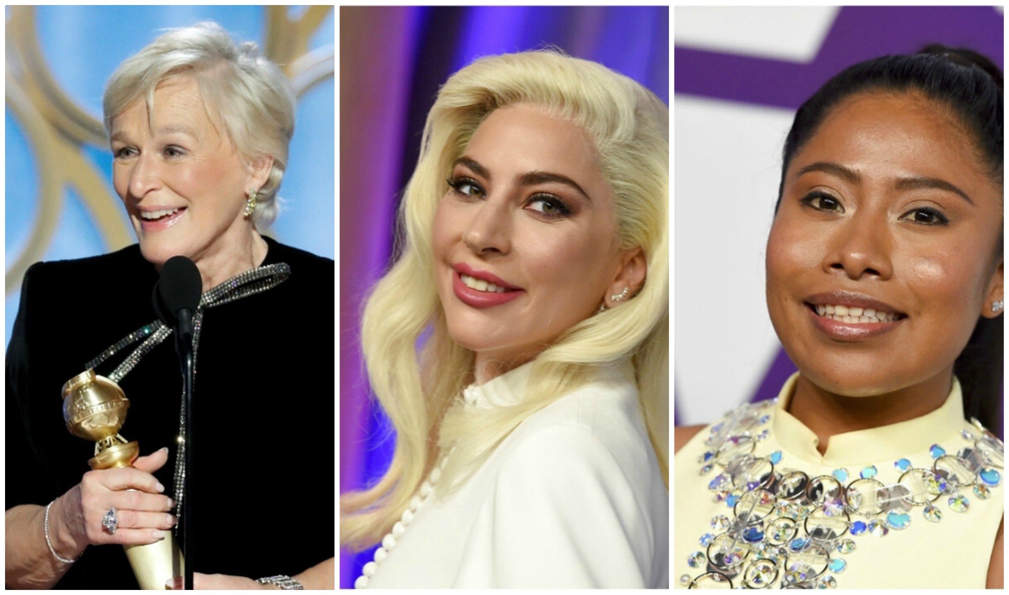 Mujeres nominadas al Oscar (Reuters y AP).