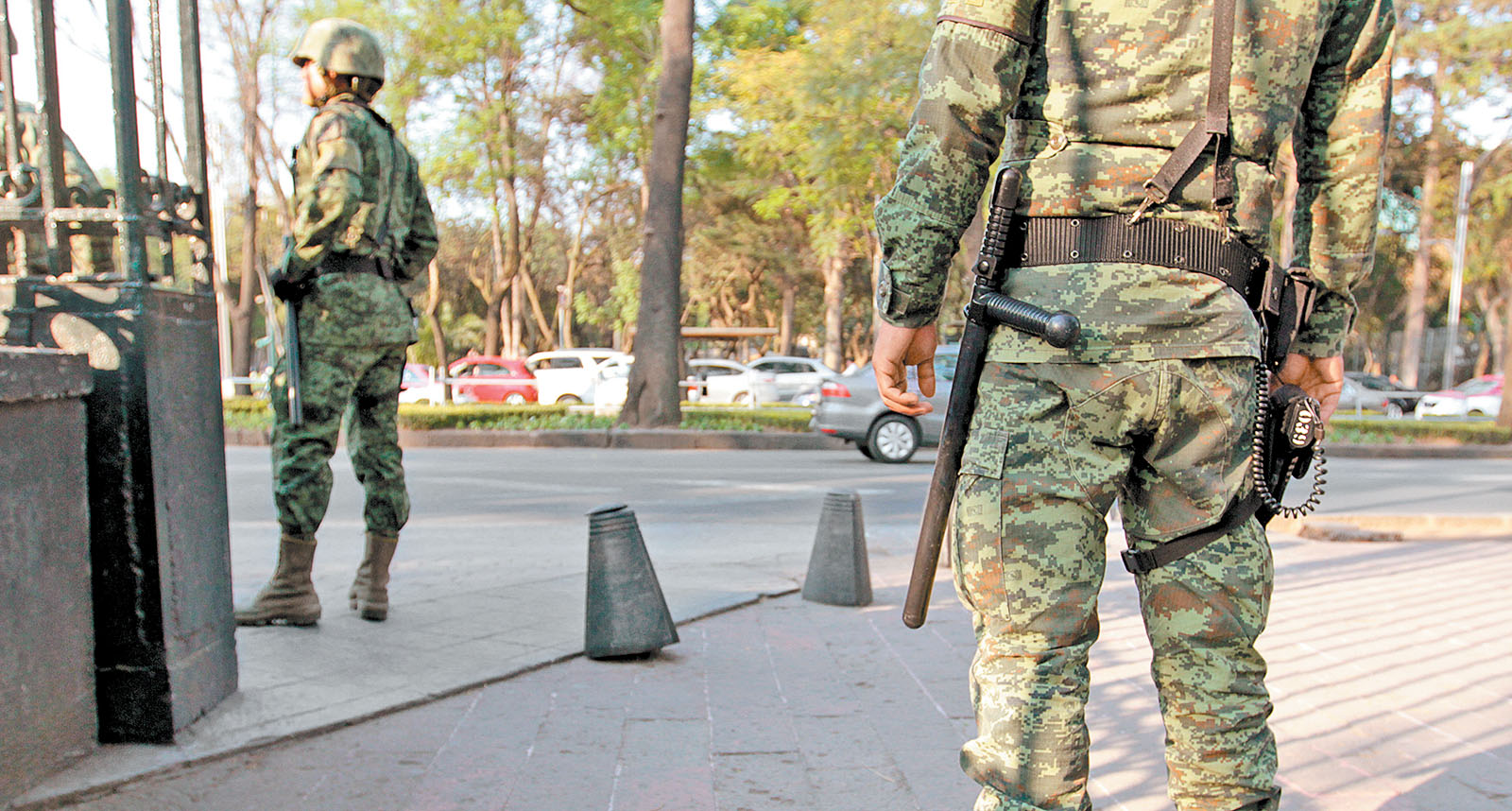 La Policía Militar será uno de los grupos que conformen la Guardia Nacional en caso de aprobarse. (Javier Ríos)