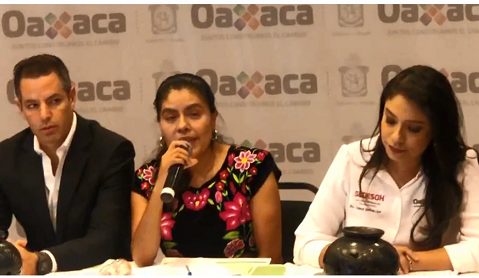 La secretaria de Asuntos Indígenas (SAI) de Oaxaca, Eufrosina Cruz.