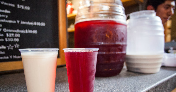 Aguas frescas.