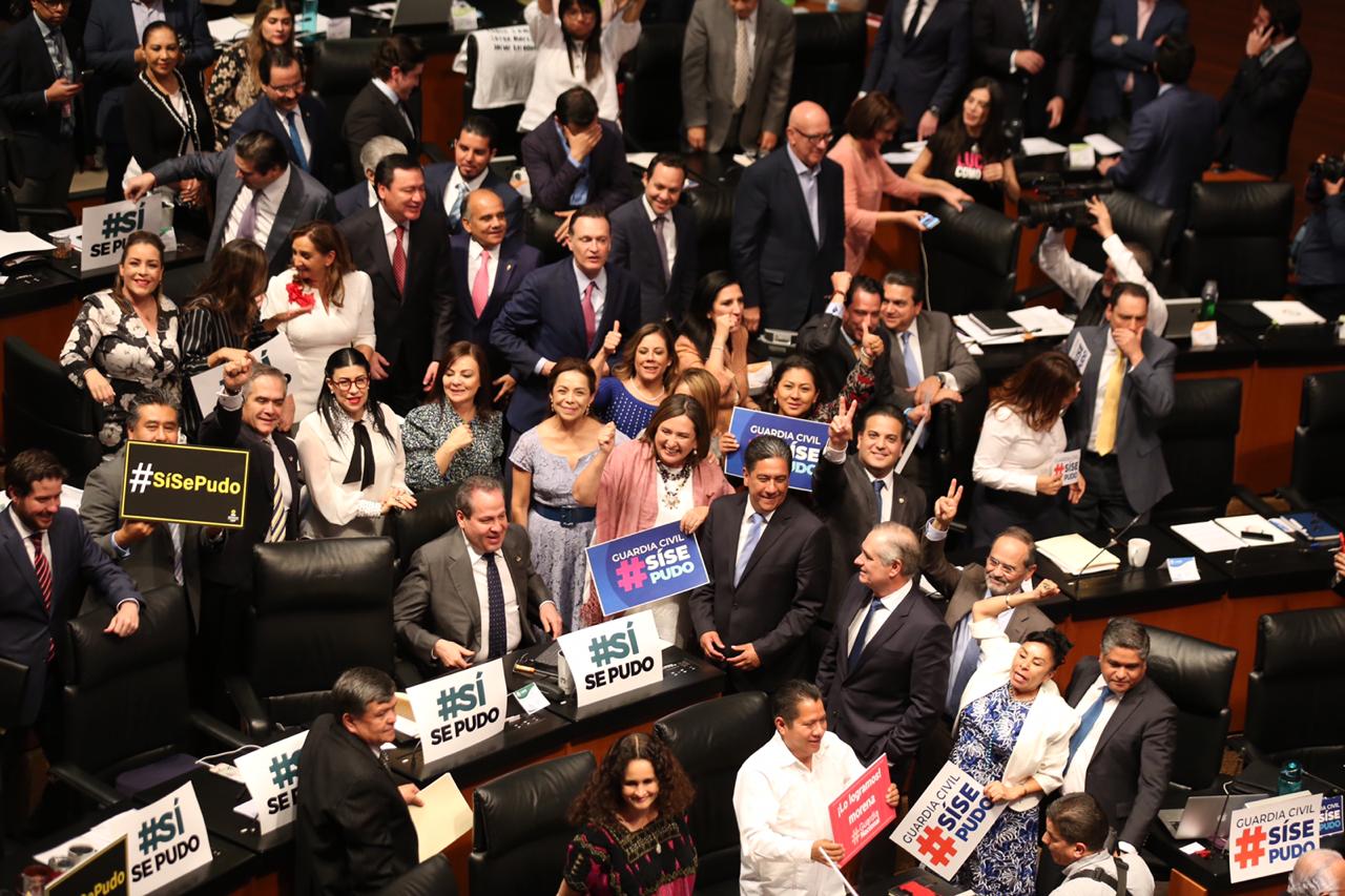 Aprueban Senadores la Guardia Nacional con 127 votos a favor (Nelly Salas)