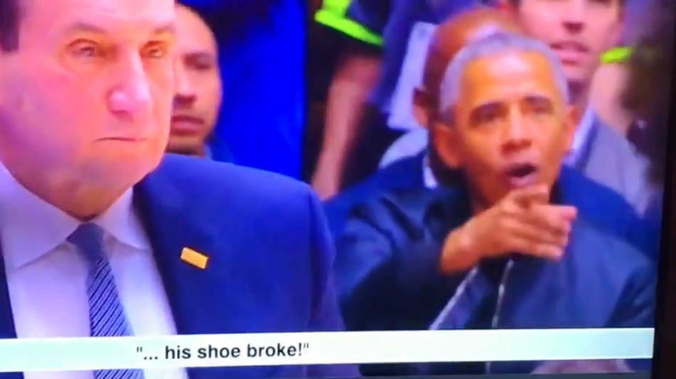 La reacción de Obama al tenis roto de Williamson (Especial)