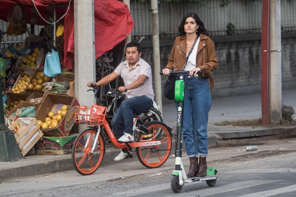 Scooters y bicicletas sin anclaje. (Cuartoscuro)
