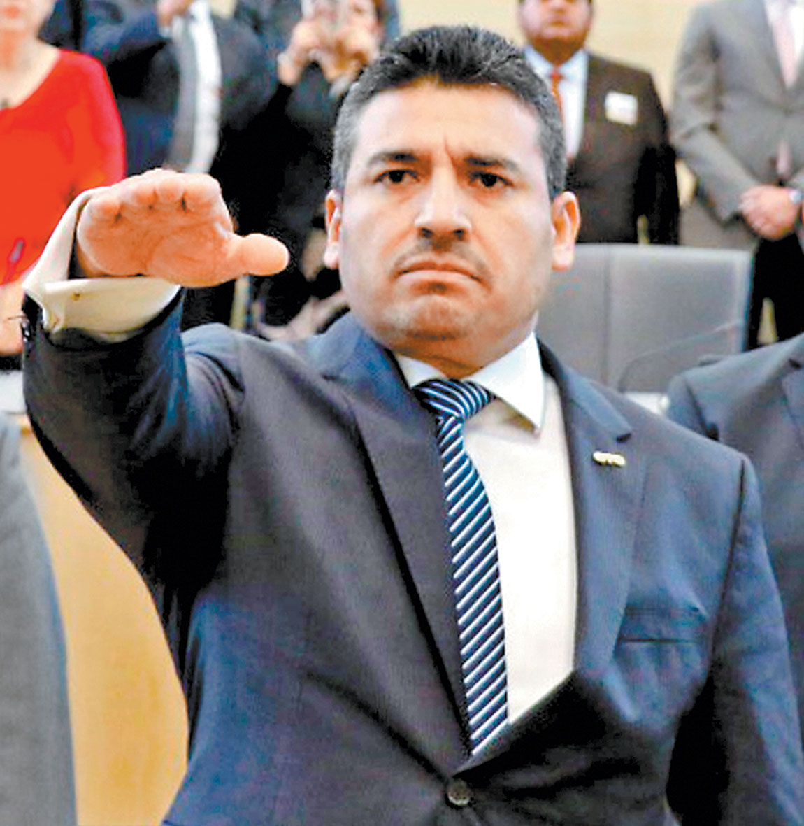 “Todos queremos seguridad y paz”, declaró tras rendir protesta. (Dany Béjar)