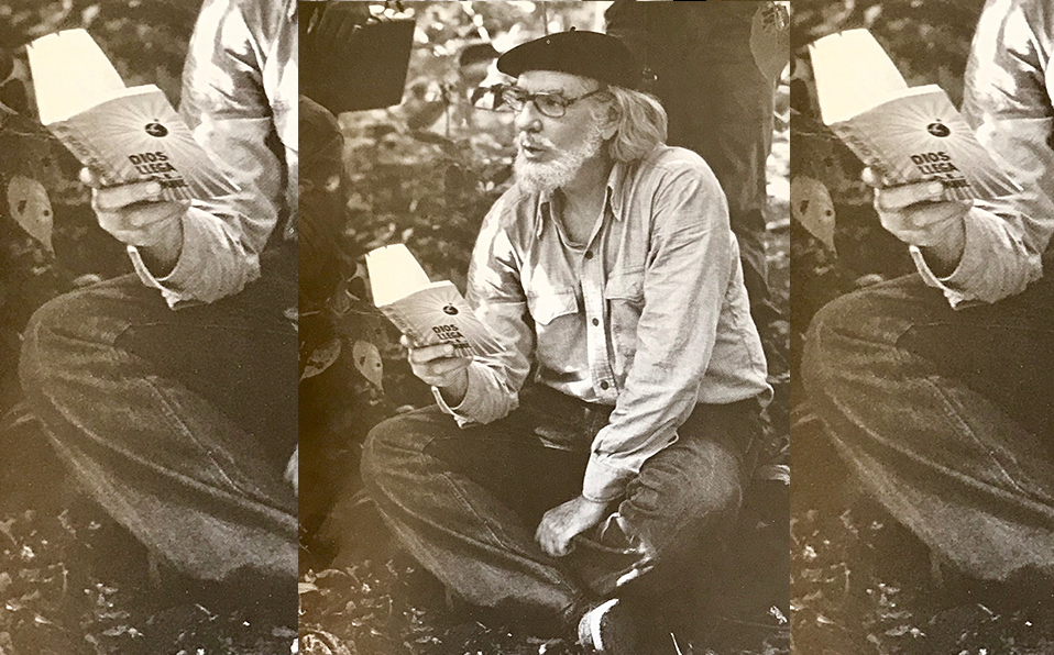 El autor de Teología de la Liberación y Evangelio en Solentiname (Foto. Archivo Ernesto Cardenal)