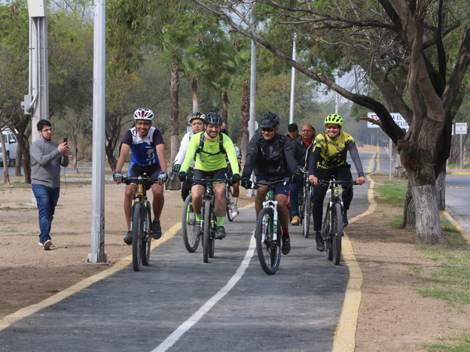 Esta ciclovía tuvo una inversión de 4 millones de pesos. (Foto: Leonel Rocha)
