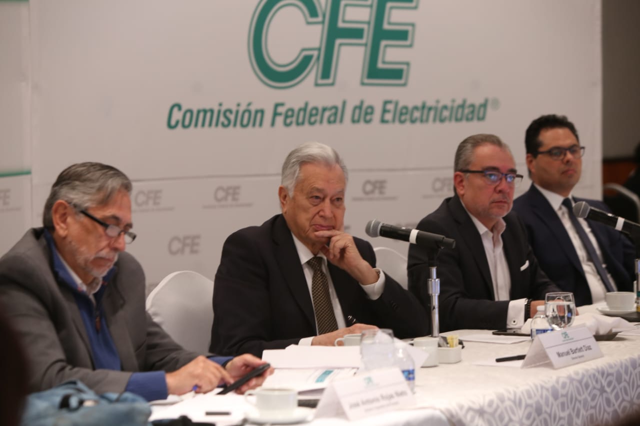 El director de la CFE, Manuel Bartlett. (Foto: Juan Carlos Bautista)
