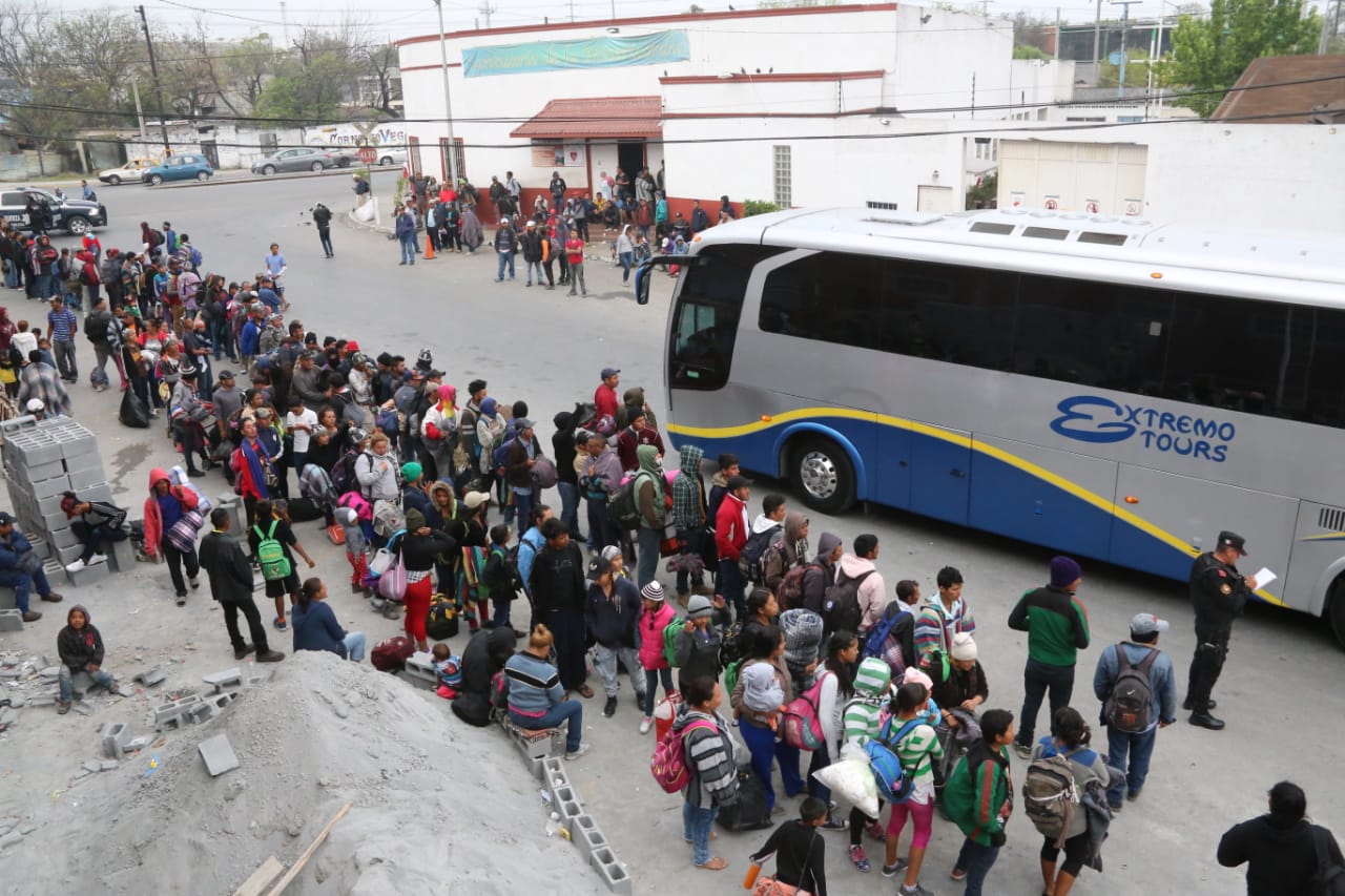 Partieron de la Casa INDI, ubicada en el municipio de Monterrey. Foto: Leonel Rocha