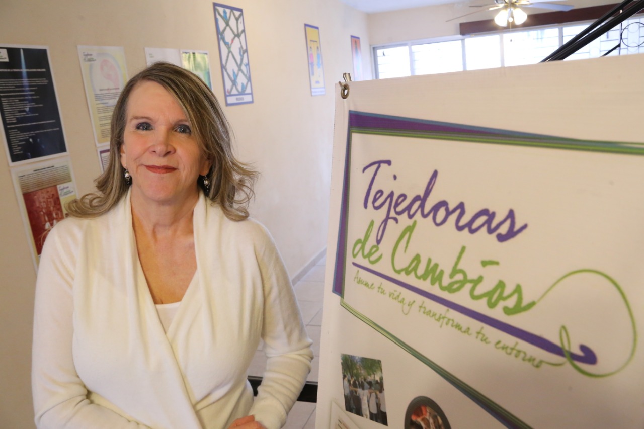 Patricia Basave Benítez, directora y fundadora de la asociación "Tejedoras de Cambios", Foto: Leonel Rocha