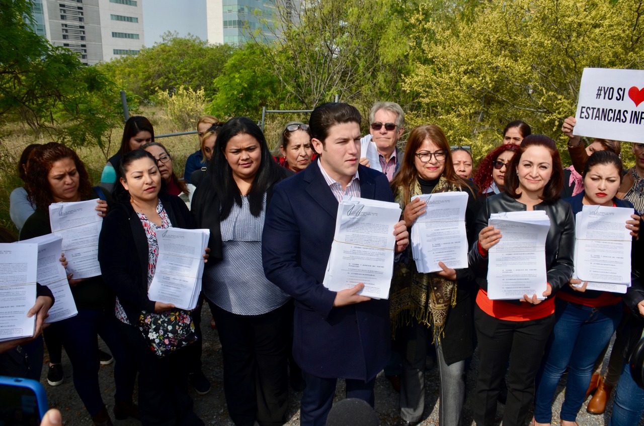 Samuel García pidió amparo para no recortar presupuesto a estancias infantiles. (Especial)