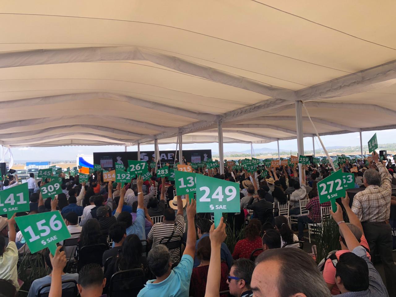 El primer auto de la subasta se vendió en 220 mil pesos/Israel Navarro.