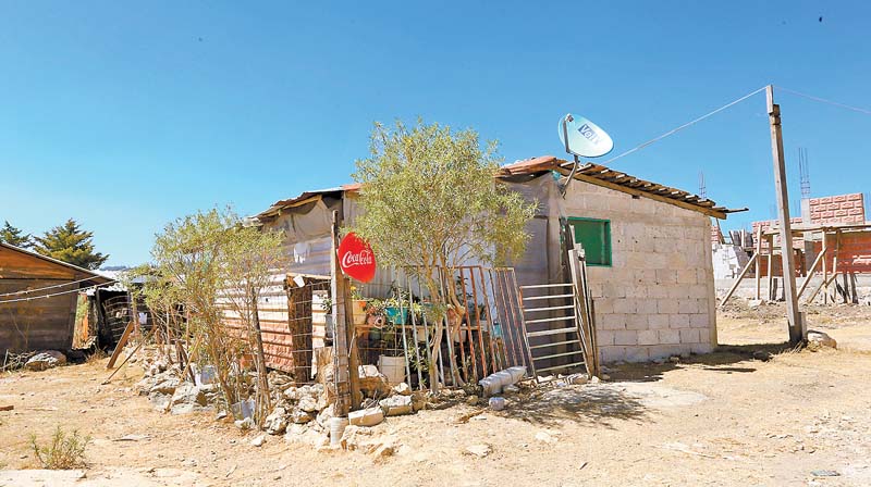 La casa de la actriz en su pueblo natal en Oaxaca. Nelly Salas