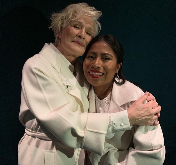Glenn Close y Yalitza Aparicio (Instagram).
