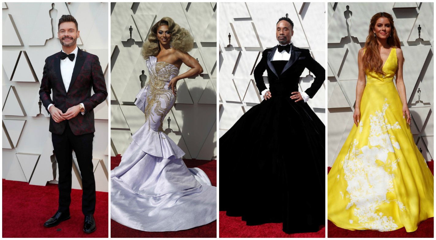 Alfombra roja de los premios Oscar (Reuters y EFE).