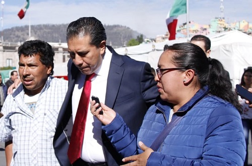 El edil destacó la intervención de un elemento en la colonia Los Sauces. (Claudia Aguilar)