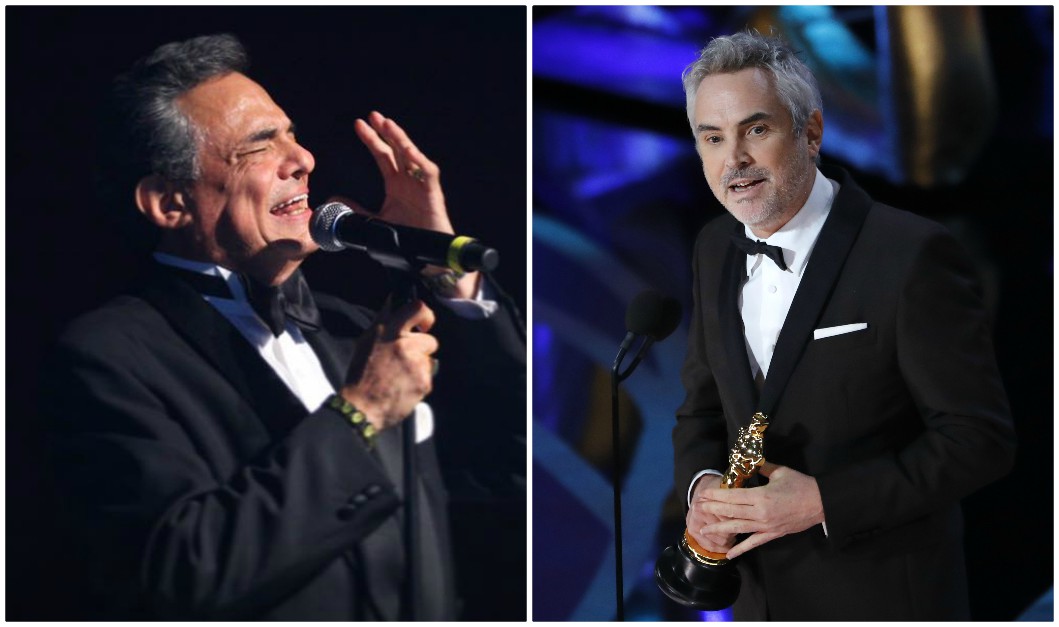José José agradece a Alfonso Cuarón por incluir "La nave del olvido" en 'Roma'. (Especial/Reuters)
