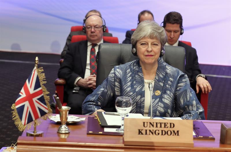 La primera ministra británica, Theresa May.
