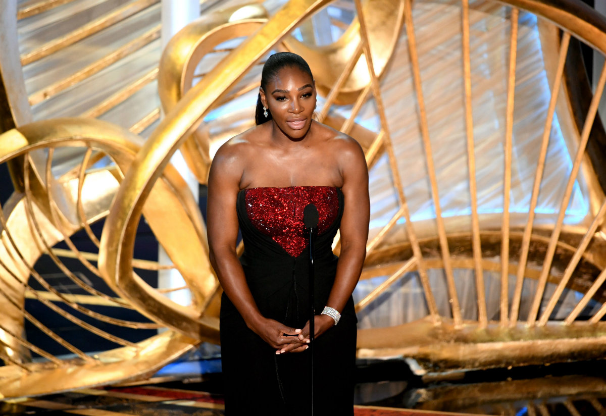 Serena Williams, presente en los Oscar 2019 (AFP)