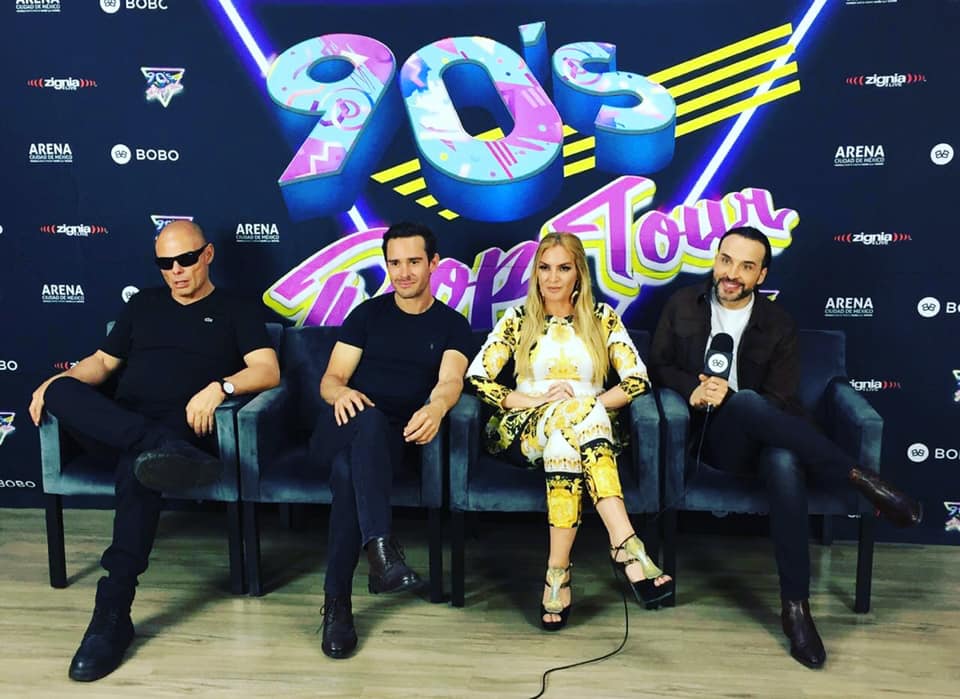 Claudio Yarto de Caló, Angie de JNS, Poncho de Mercurio y Apio de Kabah anuncian fecha en la Arena Ciudad de México (Facebook)