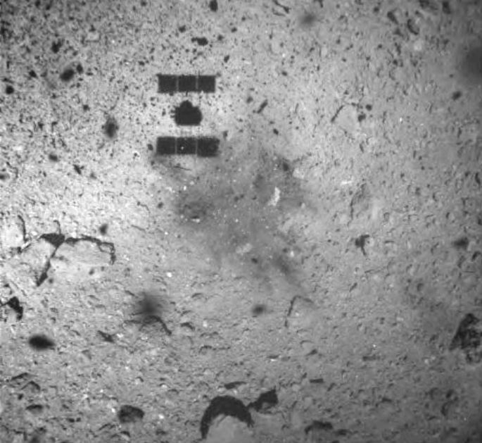 La imagen fue capturada aproximadamente 1 minuto después de la toma de contacto. (DPA)