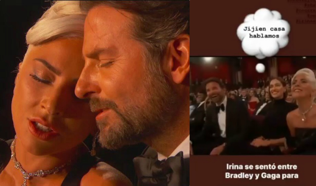 Irina Shayk y su reacción al número musical de Bradley Cooper y Lady Gaga (Especial).