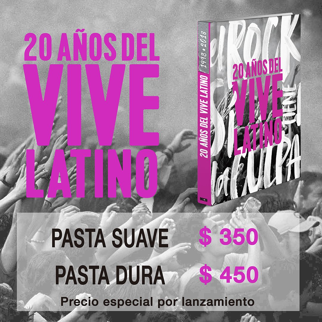 Libro del Vive Latino (Twitter).