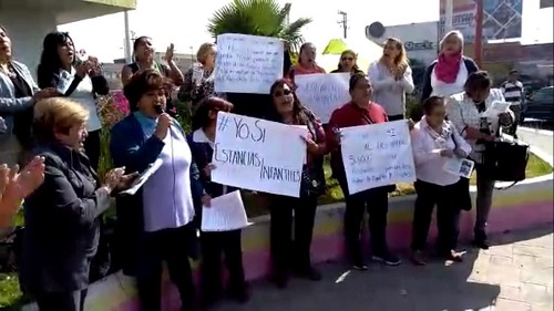 Los manifestantes se reunieron en "El Coyote". (Lauro Galicia)