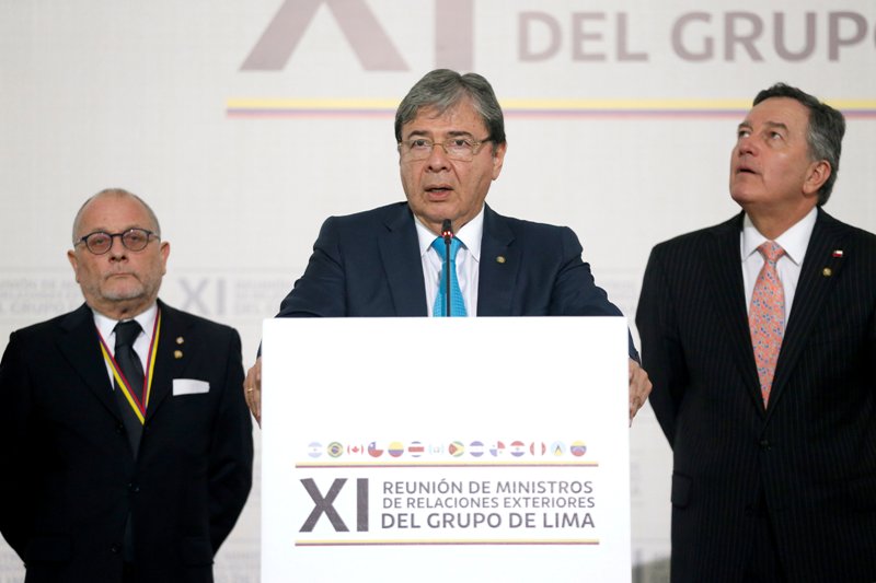 El ministro de Relaciones Exteriores de Colombia, Carlos Holmes Trujillo (Reuters)