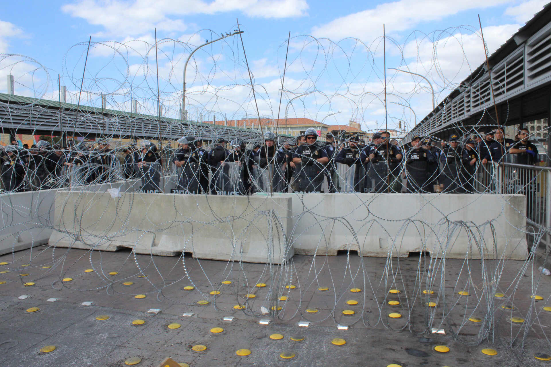 Pusieron barricadas.