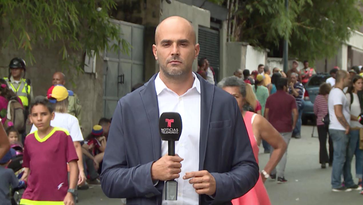 Daniel Garrido, periodista de Telemundo, fue secuestrado en Caracas, denunció la empresa.