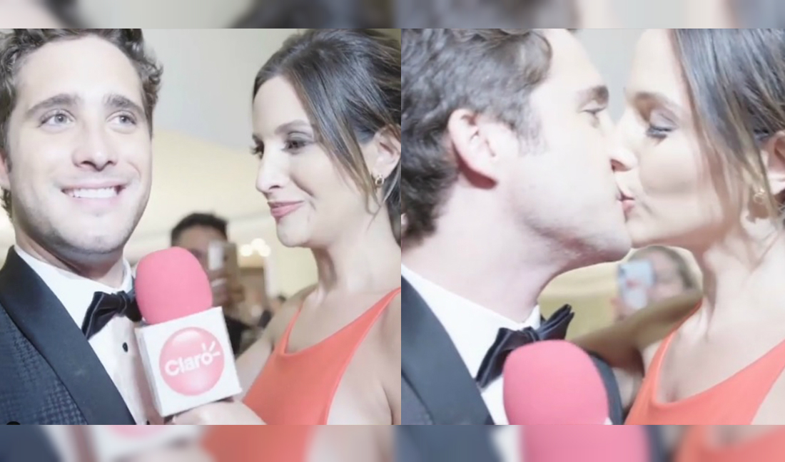 Diego Boneta y el beso que dio a la chilena Daniela Palavecino (Especial).