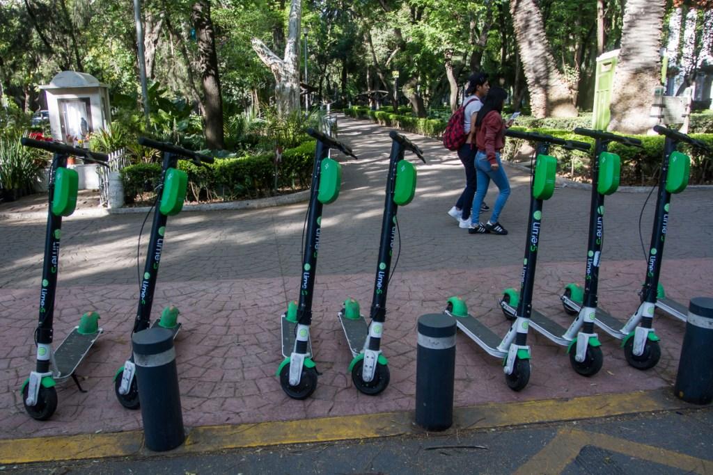 Monopatín o scooter de Grin. (Cuartoscuro)