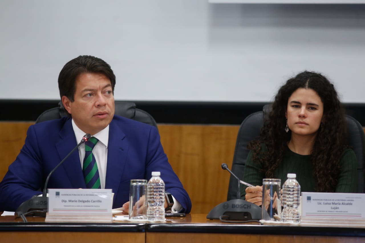 La secretaria del Trabajo, Luisa María Alcalde, llamó a sacar adelante una reforma laboral a la altura de la transformación del país. (Araceli López)