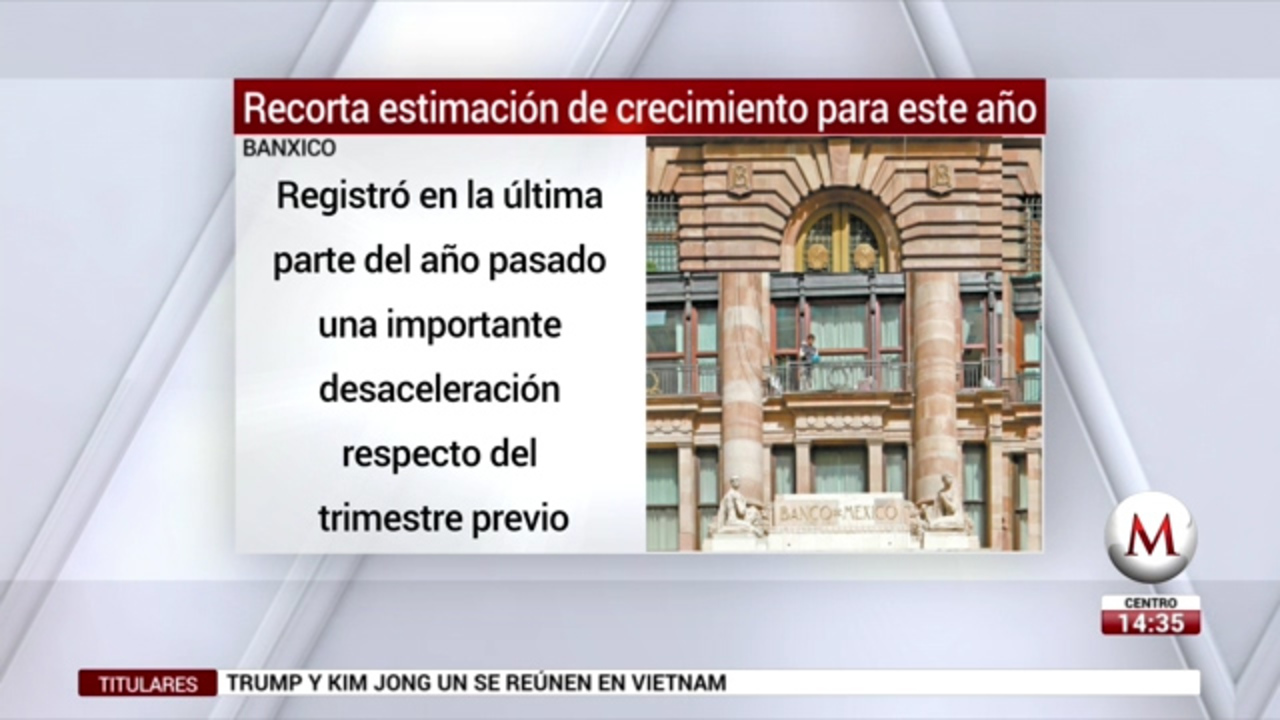 Banxico recorta estimación de crecimiento para este año - Grupo Milenio