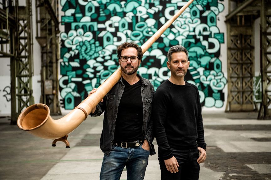 El dúo suizo Enrico Lenzin & Andi Pupato. (Cortesía)