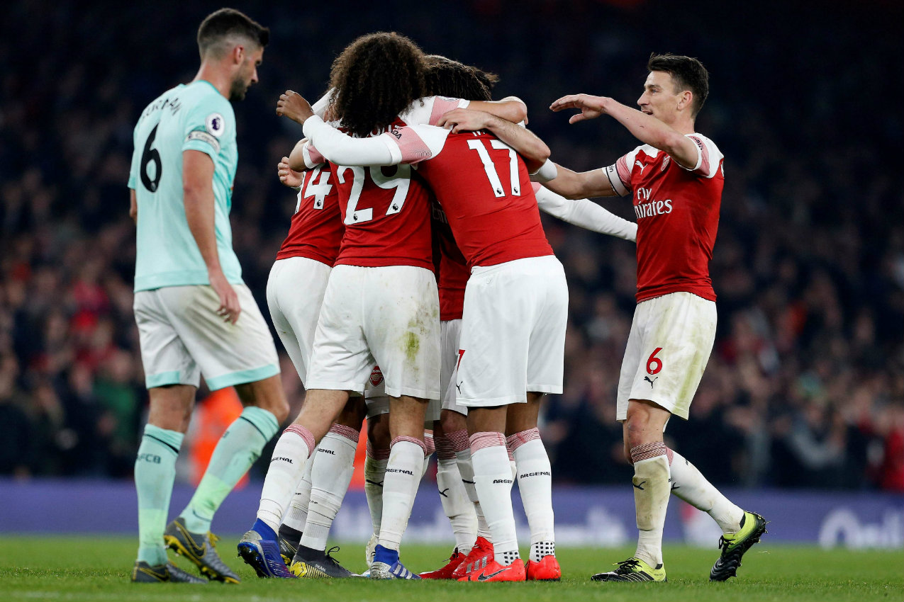 El Arsenal derrotó al Bournemouth (AFP)