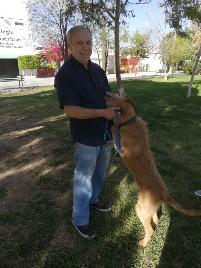 Mario mencionó que a su perro 'Nelson' no lo ha encontrado, sin embargo mantiene la esperanza de que alguien lo tenga resguardado. (Adriana Magallanes