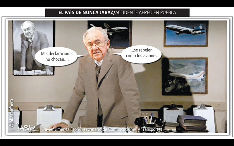 Accidente aéreo en Puebla.