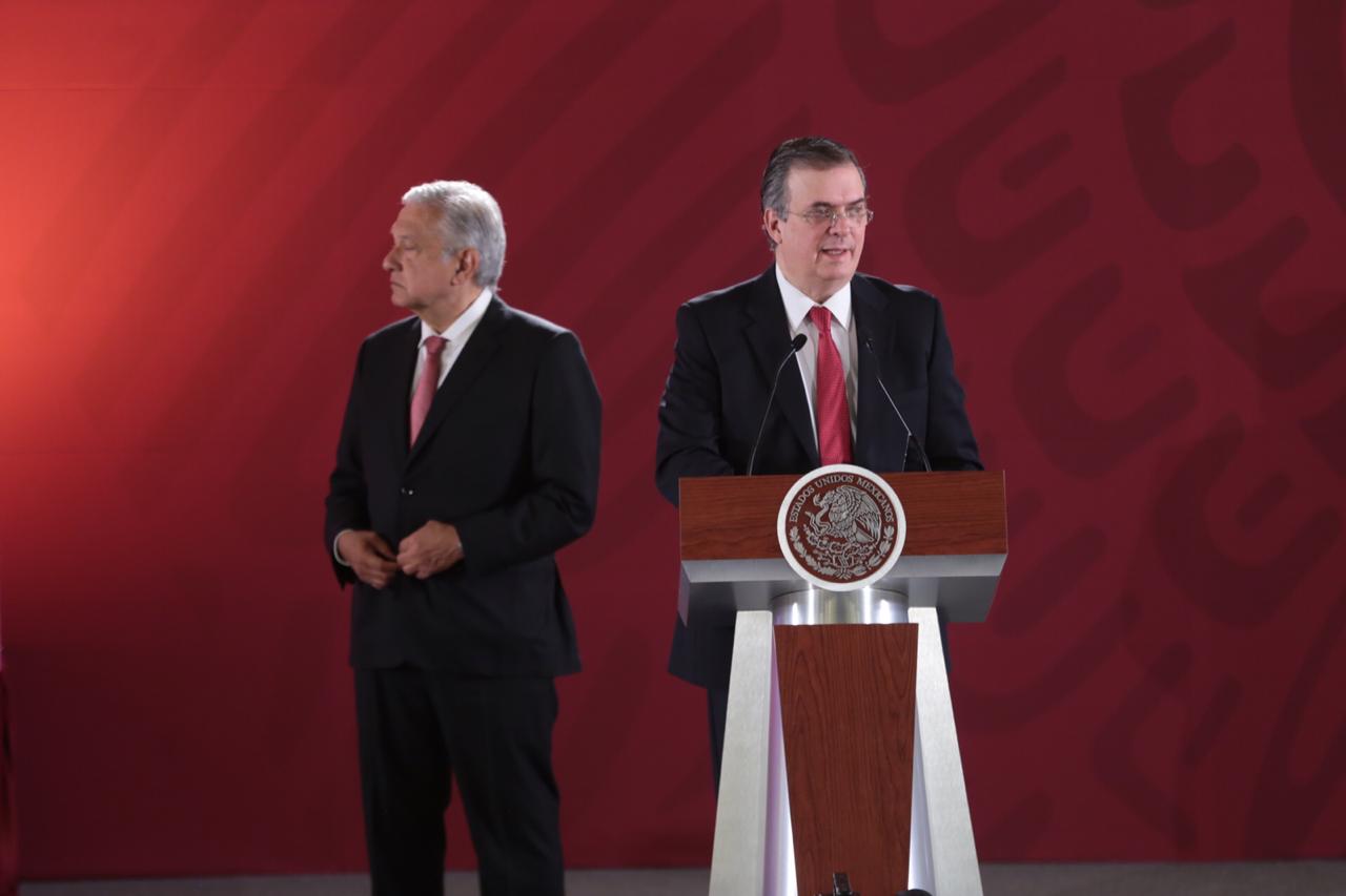 Marcelo Ebrard, secretario de Relaciones Exteriores. (Jesús Quintanar)
