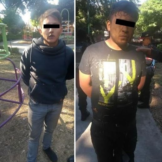 Ambos fueron ubicados por las cámaras de seguridad, los elementos fueron informados por radio (Especial)