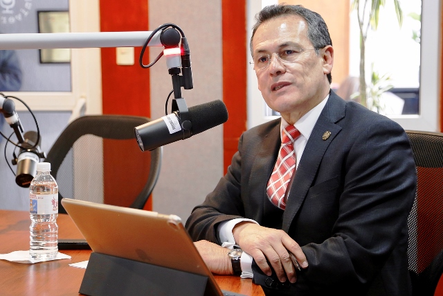 Adolfo Pontigo Loyola, rector de la Universidad de Hidalgo. (Cortesía)